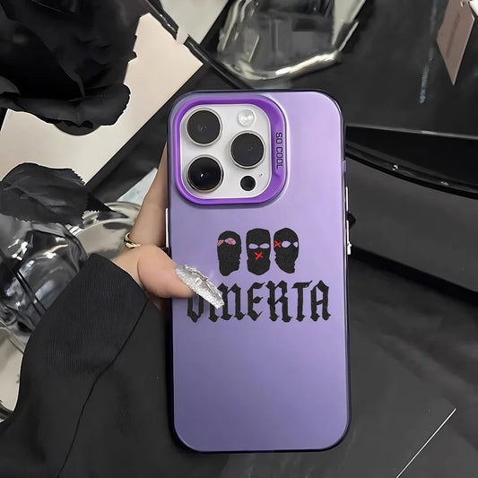 Coque OMERTA violette black gang